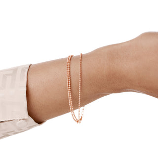 Three Line Beaded Bracelet