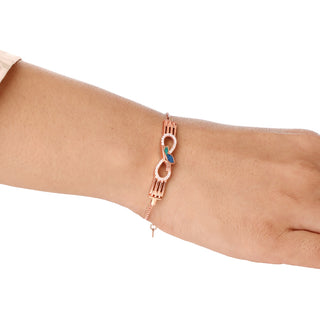 Fluttering Infinity Bracelet