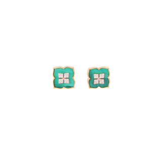 Avaia by Aristella Earrings in Malachite