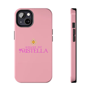 House of Aristella Logo Phone Case in Pink