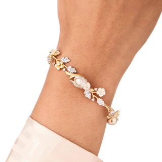 Mother of Pearl Birds Bracelet
