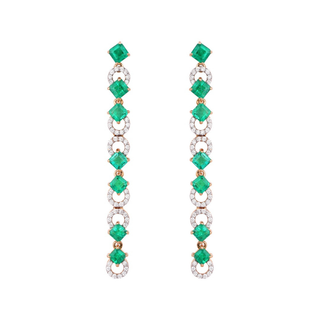 Cascading Emerald Pendant