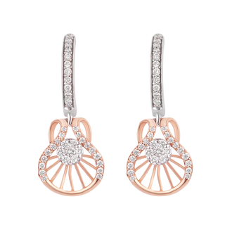 Rose Gold Art Nouveau Pendant