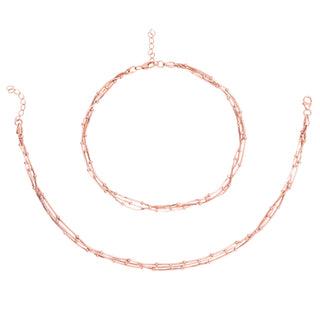 Rose Gold Trio Anklet
