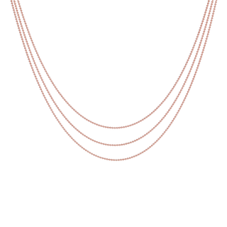 Rose Gold Ball Chain