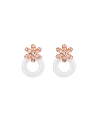 Floral Halo Earrings