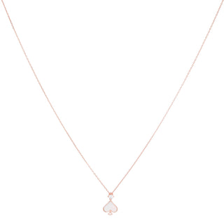 White Spade Necklace