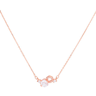 Diamond Hexagon Necklace